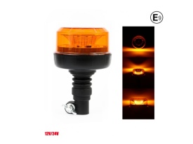 Girofar, LED, Slim, 12-24V, 12 SMD, Omologare E9, Prindere Tija Flexibil, Galben - Img 8
