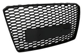 Grila Bara Fata compatibil cu Audi A8 2014-2017 RS8 Design Negru Lucios - Img 3