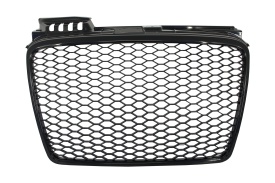 Grila Centrala compatibil cu AUDI A4 B7 2004-2008 RS4 Negru Lucios - Img 1