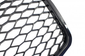 Grila Centrala compatibil cu AUDI A4 B7 2004-2008 RS4 Negru Lucios - Img 2