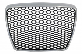 Grila Centrala compatibil cu Audi A6 C6 2004-2011 RS Design Crom