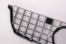 Grila Centrala compatibil cu Mercedes ML-Class W166 2011-2015 GT-R Panamericana Design Crom - Img 6