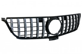 Grila Centrala compatibil cu Mercedes ML-Class W166 2011-2015 GT-R Panamericana Design Crom - Img 3