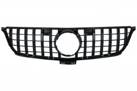 Grila Centrala compatibil cu Mercedes ML-Class W166 2012-2014 GT-R Panamericana Design Black - Img 2
