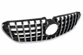 Grila Centrala compatibil cu Mercedes Vito W447 2014-2019 GTR Panamericana Design Negru Crom - Img 2