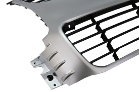 Grila Centrala compatibil cu VW Golf 5 V (2003-2008) R32 Design Brushed Aluminium - Img 7