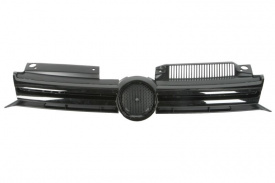 Grila centrala compatibila cu VW GOLF 6 VI 2008-2016, negru lucios