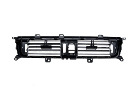 Grila centrala ventilatie compatibil BMW seria 5 F10 F11 2010-2017, negru cu crom - Img 4