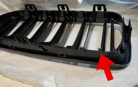 Grile Centrale compatibil cu BMW 4 Series F32 F33 F36 2013-2019 Piano Black M Design, Produs Deteriorat - Img 6