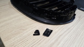 Grile Centrale compatibil cu BMW 5 Series E60 E61 2003-2009 Negru Lucios M Design, Produs Deteriorat! - Img 8