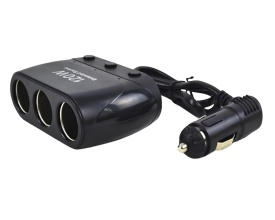 Incarcator auto, Splitter bricheta 12V-24V, 120W, 3 iesiri, 1519