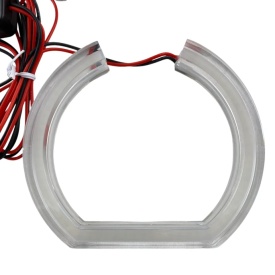 Kit Angel Eyes SMD DTM compatibil cu BMW Seria seria 3 E90, E91 2005-2012, 2x106mm + 2x120mm - Img 7