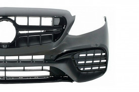 Kit Exterior compatibil cu Mercedes E-Class W213 2016-2019 E63 Design Ornamente Tobe Crom - Img 5
