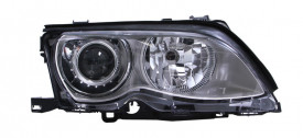 Lampa frontala Dreapta D2S/H7, electric, cu motor, culoare negru compatibil BMW seria 3 E46 2001-2005