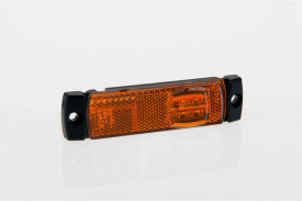 Lampa gabarit 100x32, LED, galbena, cu suport cu 2 urechi, 12-36V, Fristom - Img 4