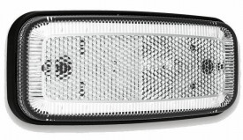 Lampa gabarit 125x60, 24 LED-uri, alba, Fristom - Img 1