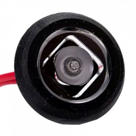 Lampa gabarit fi28, cu LED, incastrabila, rosie FT-074C Fristom