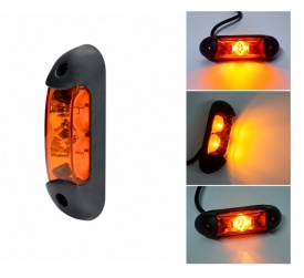 Lampa gabarit laterala, cu semnalizare, 12V-24V, 110x30 mm - Img 2