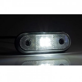 Lampa gabarit, LED, alba, 12-36V, FT-020-B Fristom - Img 3