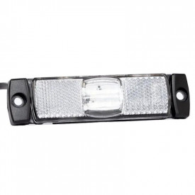 Lampa gabarit, LED, alba, cu suport, 12-36V, FT-017-B Fristom