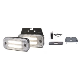 Lampa gabarit, Lumina de clarificare, LED neon, Alb, 12-24V, WAS Polonia 1140 W158 - Img 5