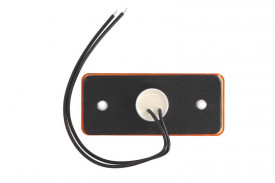 Lampa gabarit, Lumina de clarificare, LED, Portocalie 12-24V, WAS Polonia 101P W17D - Img 2