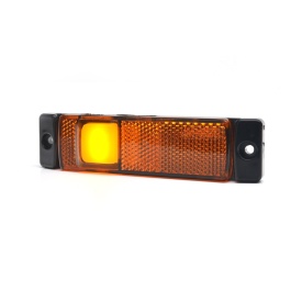 Lampa gabarit, Lumina de clarificare, LED, Portocaliu, 12-24V, WAS Polonia 1235 W45NS - Img 5