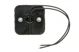 Lampa gabarit, lumina de clarificare, LED, Portocaliu, 12-24V, WAS Polonia 302 W63 - Img 2