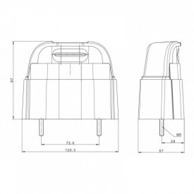 Lampa iluminare numar auto, LED, FT-262 Fristom - Img 6
