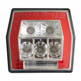 Lampa spate LED, 4 functii, iluminare numar, Neon, FT-120T Fristom - Img 6