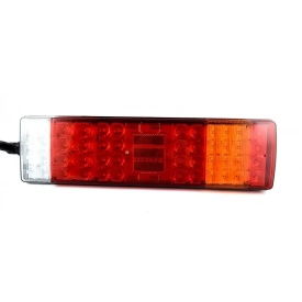 Lampa stop camion cu 50 leduri, 12-24V, FULL LED, 8 functii, cu mufa 7 pini, partea dreapta - Img 1