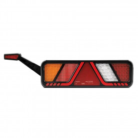 Lampa stop camion cu lampa gabarit, 24V, FULL LED, 6 functii, ceata, mers inapoi, cu triunghi, partea dreapta