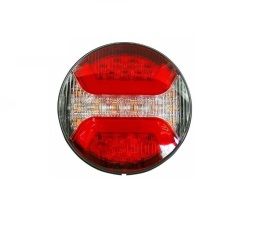 Lampa stop LED, 3 functii, diametru 122mm, 12/24V