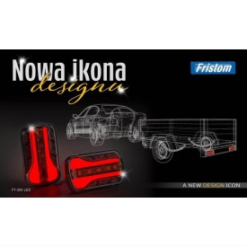 Lampa stop spate, 3 functii, LED Neon, stanga-dreapta, FT-350 Fristom - Img 5