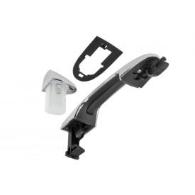 Maner exterior deschidere usa fata sau spate, partea dreapta compatibil Fiat 500L 2012-2022 culoare crom - Img 3