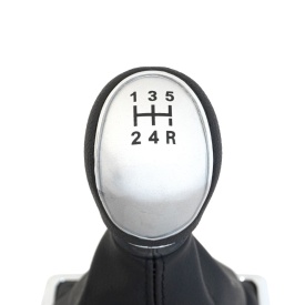 Manson schimbator cu rama cromata 137x125 mm si nuca in 5 viteze compatibil cu Ford Focus II 2004-2012, Fiesta 2008-2017 - Img 2