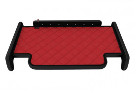 Masa bord camion cu led compatibil cu MAN TGA 2000-2010, Piele ecologica rosie - Img 4