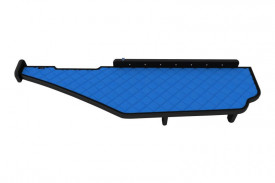 Masa bord camion cu led compatibil cu Mercedes Actros MP4 2011-2019, Piele ecologica albastra - Img 3