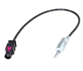 Mufa cablu coaxial adaptor antena auto radio aftermarket cu intrare clasica DIN la cablajul original de antena Fakra pentru BMW
