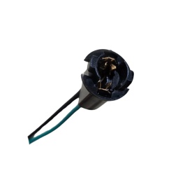Mufa soclu fasung pentru bec T10 sau W5W cu 2 fire verde negru