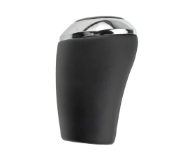 Nuca schimbator de viteze compatibil cu Mazda 3 2006-2009, 5 2005-2010, 6 2006-2013, CX-7 2006-2014, MX-5 2005-2016, 5 trepte, piele eco, culoare negru cu crom - Img 3