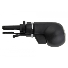 Nuca schimbator de viteze compatibil cu Opel Corsa D 2006-2014, 5 trepte, culoare crom cu negru - Img 3