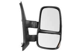 Oglinda retovizoare completa, (electric, convexa, incalzita, crom) parte montare DREAPTA compatibil cu IVECO DAILY 2011-2014