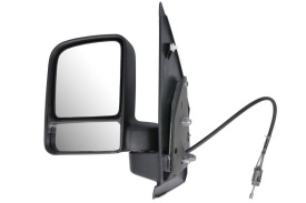 Oglinda retovizoare completa, (mecanic, convexa) parte montare STANGA compatibil cu FORD TRANSIT 2002-2006