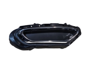 Ornament Bara Spate sistem evacuare Spate Stanga compatibil cu VW Passat B8 2014-2019, material plastic, culoare negru si crom