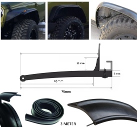 Ornament extensie aripa universal, lungime 3 m, latime 4.5 cm - Img 8
