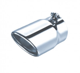 Ornament toba inox compatibil Audi Q7 2006-2015, VW GOLF V R32 2003-2008