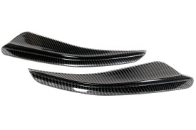 Ornamente bara fata flapsuri compatibil VW Golf 8 Mk8 GTI / R-Line 2020-> Carbon Look - Img 4