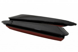 Ornamente bara Spate flapsuri compatibil cu Mercedes C Class W205 2014-2020 Negru Lucios - Img 5