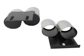 Ornamente Evacuare compatibil cu AUDI A3 2012-2017 S3 Quad Design - Img 7